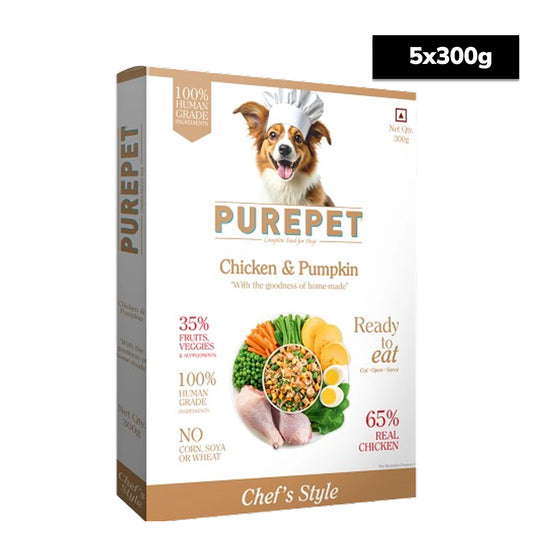 Purepet Chicken and Pumpkin Biryani Fresh Food for Dogs