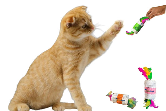 Cat Scratch Wheel Sisal Candy Roller Cat Toy