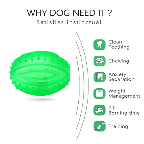 Smartypet Rugby Rubber Chew Toy With Bell For Dogs