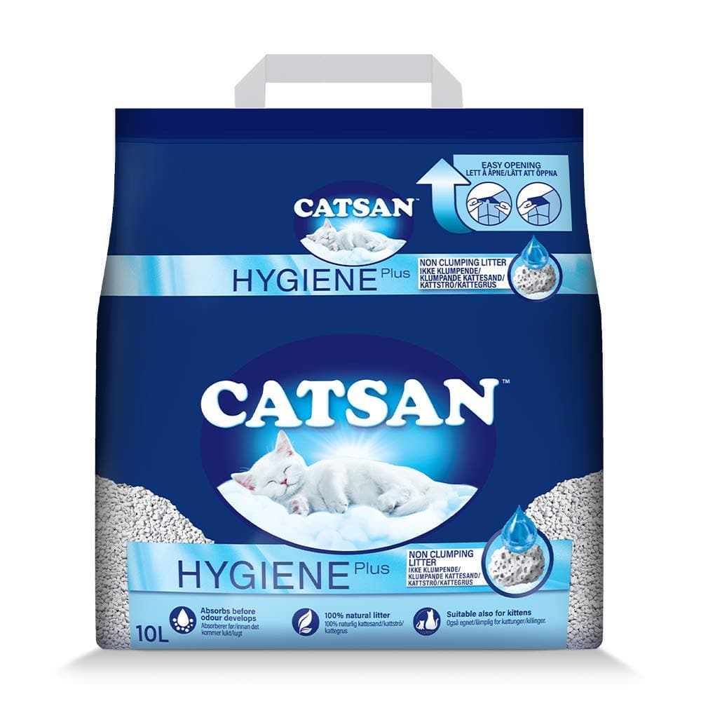 Catsan Hygiene Plus Unscented Non Clumping 100% Natural Cat Litter