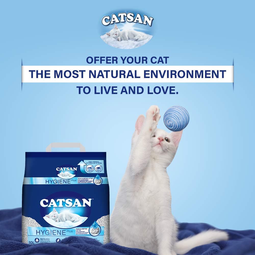 Catsan Hygiene Plus Unscented Non Clumping 100% Natural Cat Litter