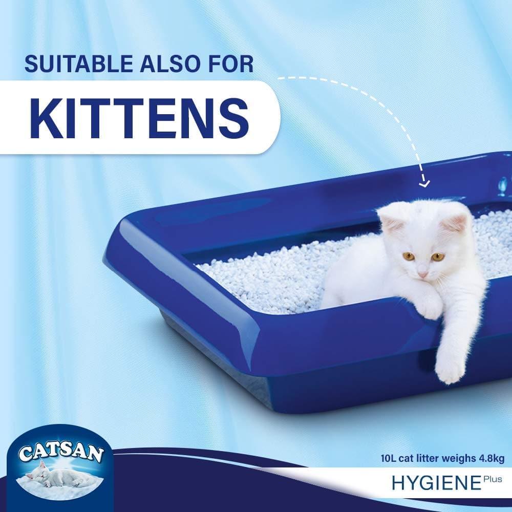 Catsan Hygiene Plus Unscented Non Clumping 100% Natural Cat Litter