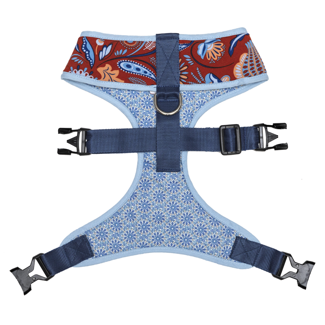 Pet And Parents Indie Floral Reversible Harness for Dogs