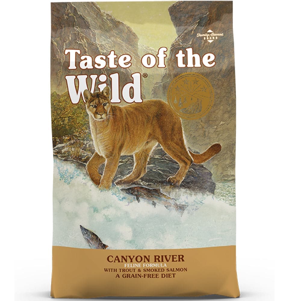 Taste of the Wild Canyon River Feline Recipe with Trout & Smoked Salmon Dry Cat Food 2kg