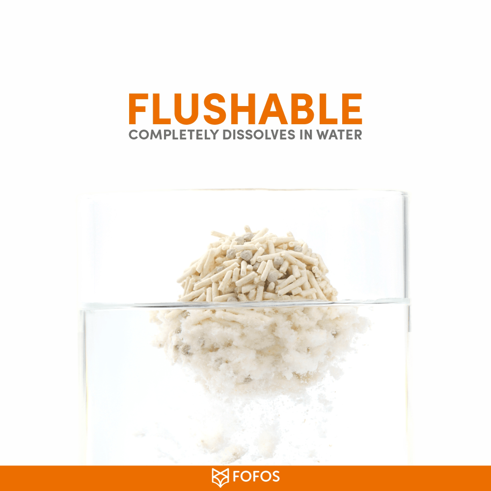 Fofos Unscented Tofu & Crushed Bentonite Cat Litter
