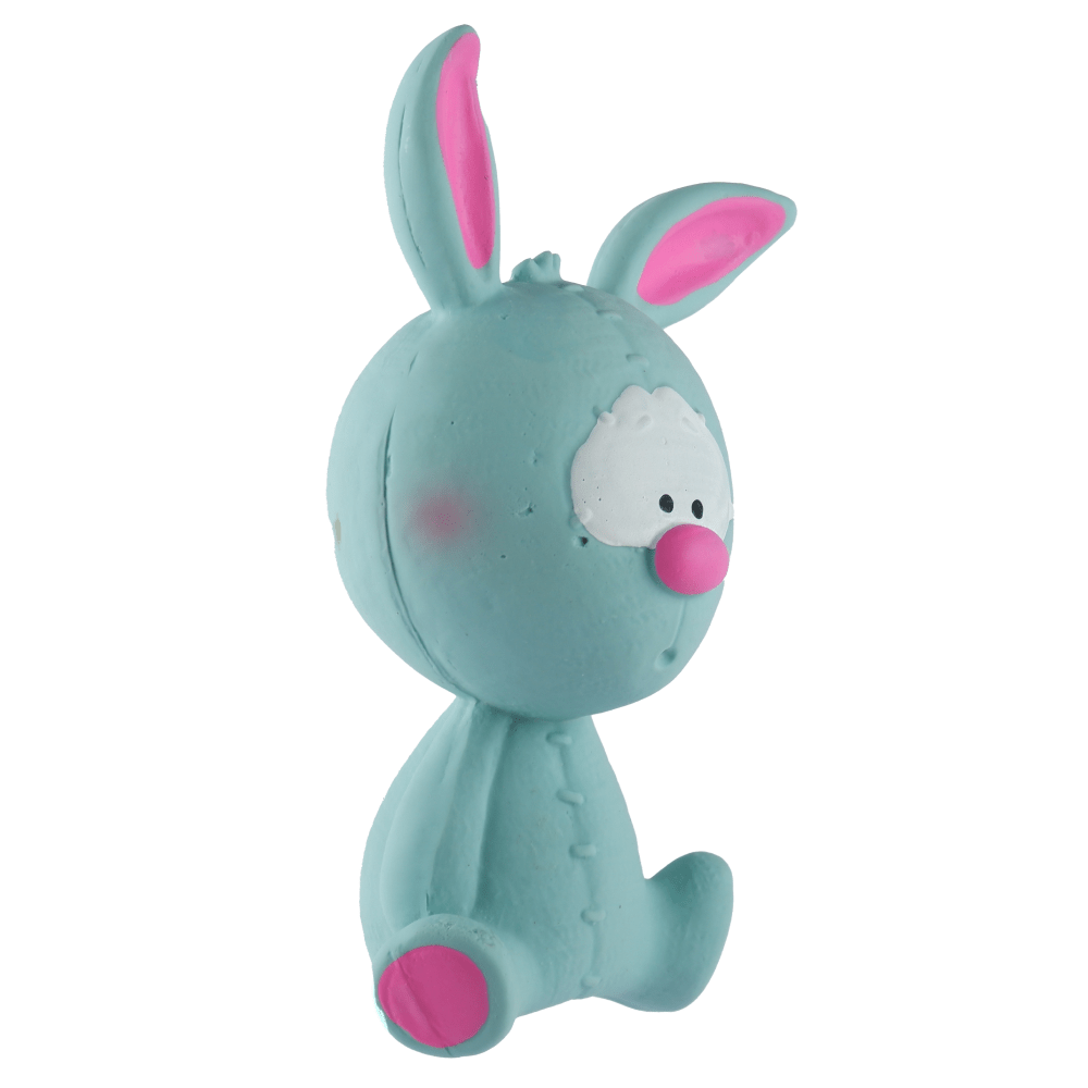 Fofos Latex Bi Rabbit Toy for Dogs | For Medium Chewers (Blue)