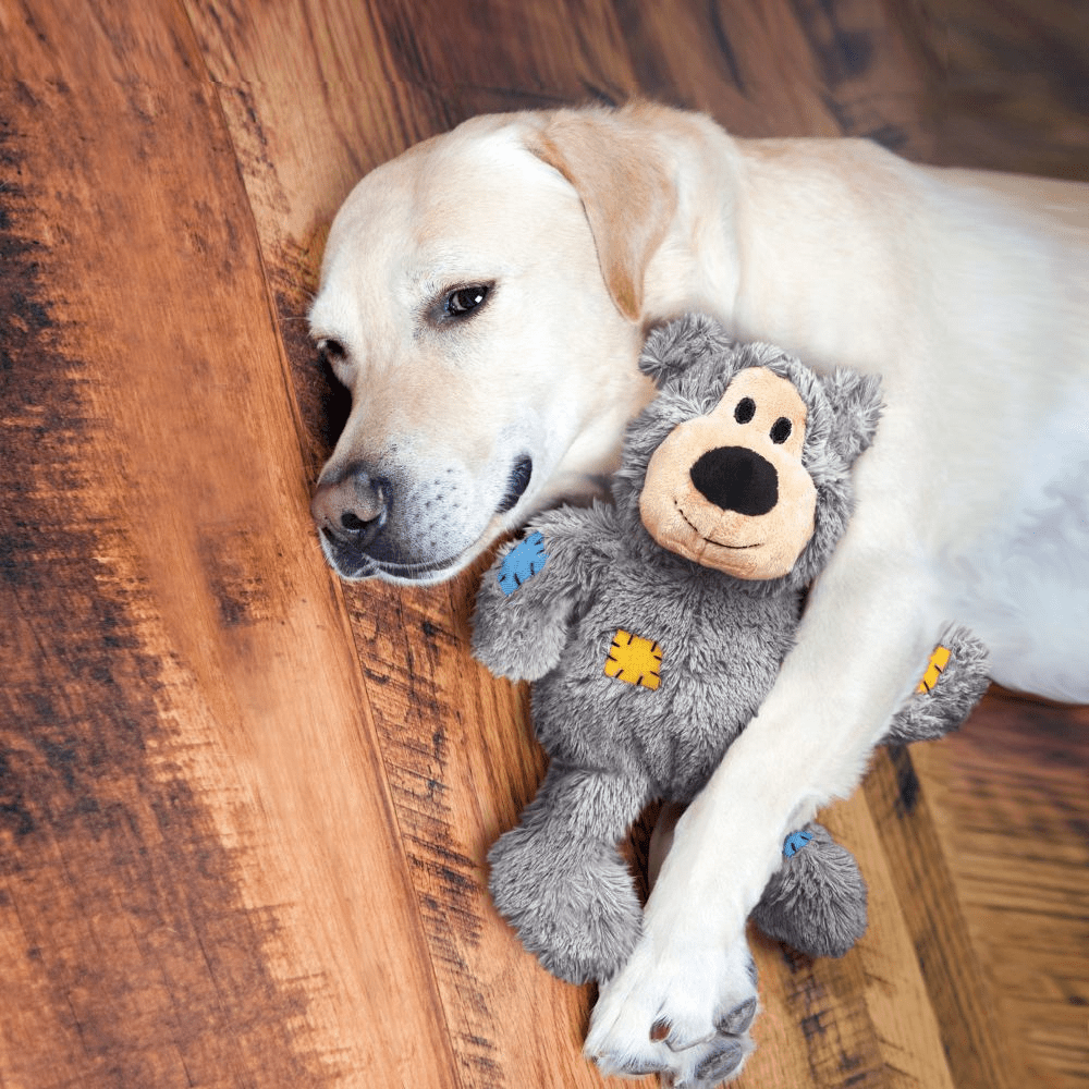 Kong Wild Knots Bear Toy for Dogs (White)