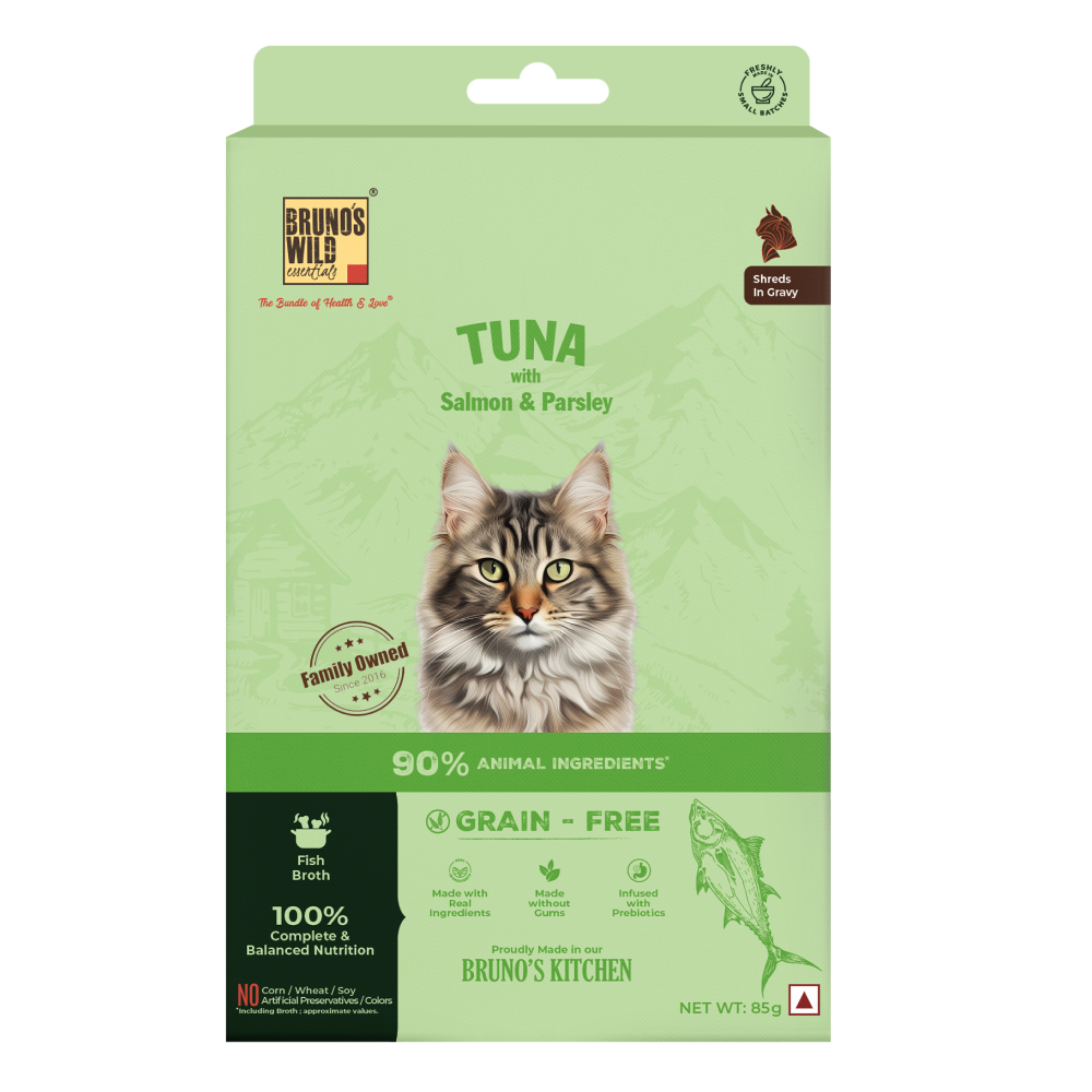 Bruno's Wild Essentials Tuna with Salmon & Parsely Cat Wet Food