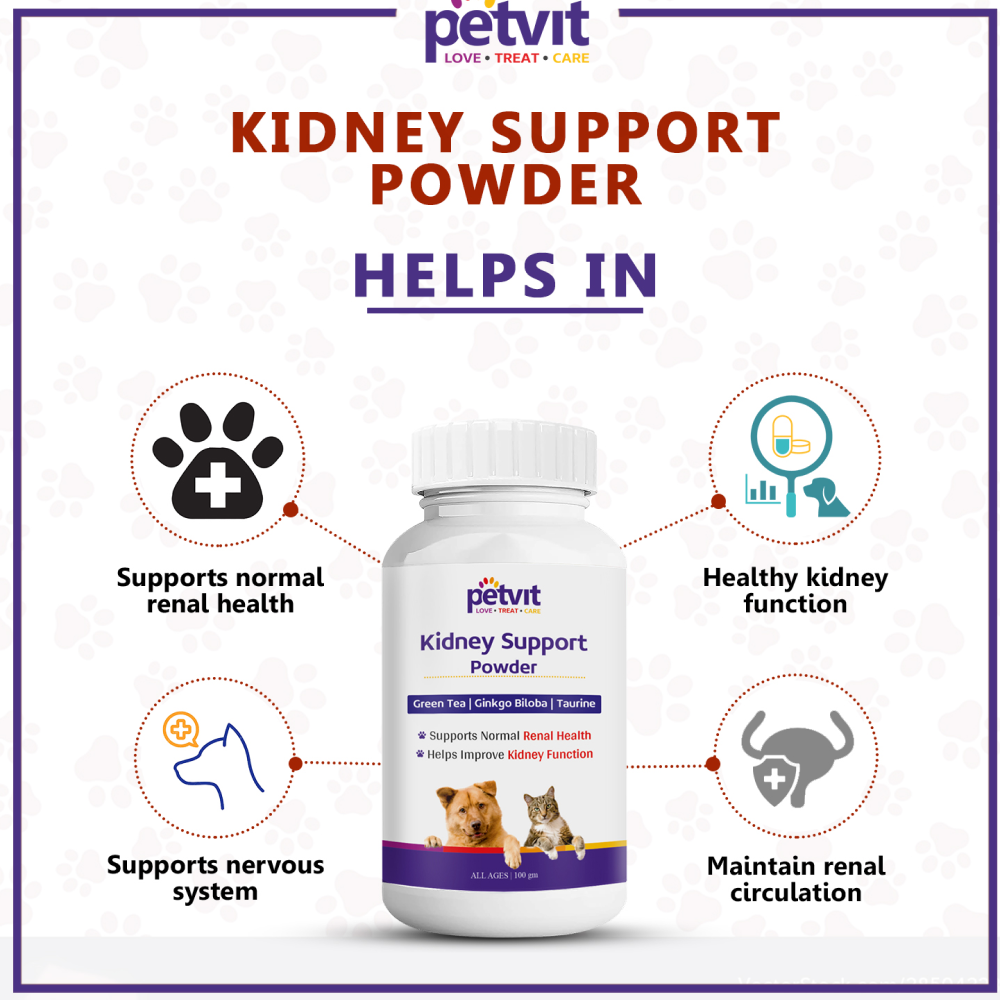 Petvit Kidney Support Powder for Dogs and Cats