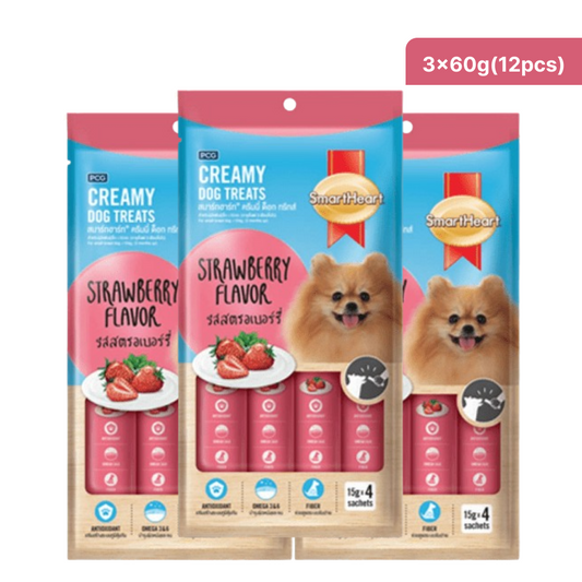 SmartHeart Chicken & Strawberry Dog Creamy Treat