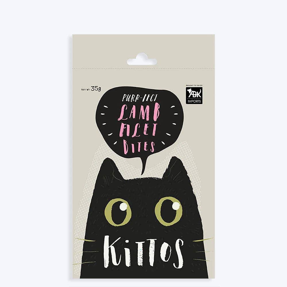 Kittos Purr Fect Sunfish Chicken and Twirls and Lamb Filet Bites Cat Treats Combo (3+3)