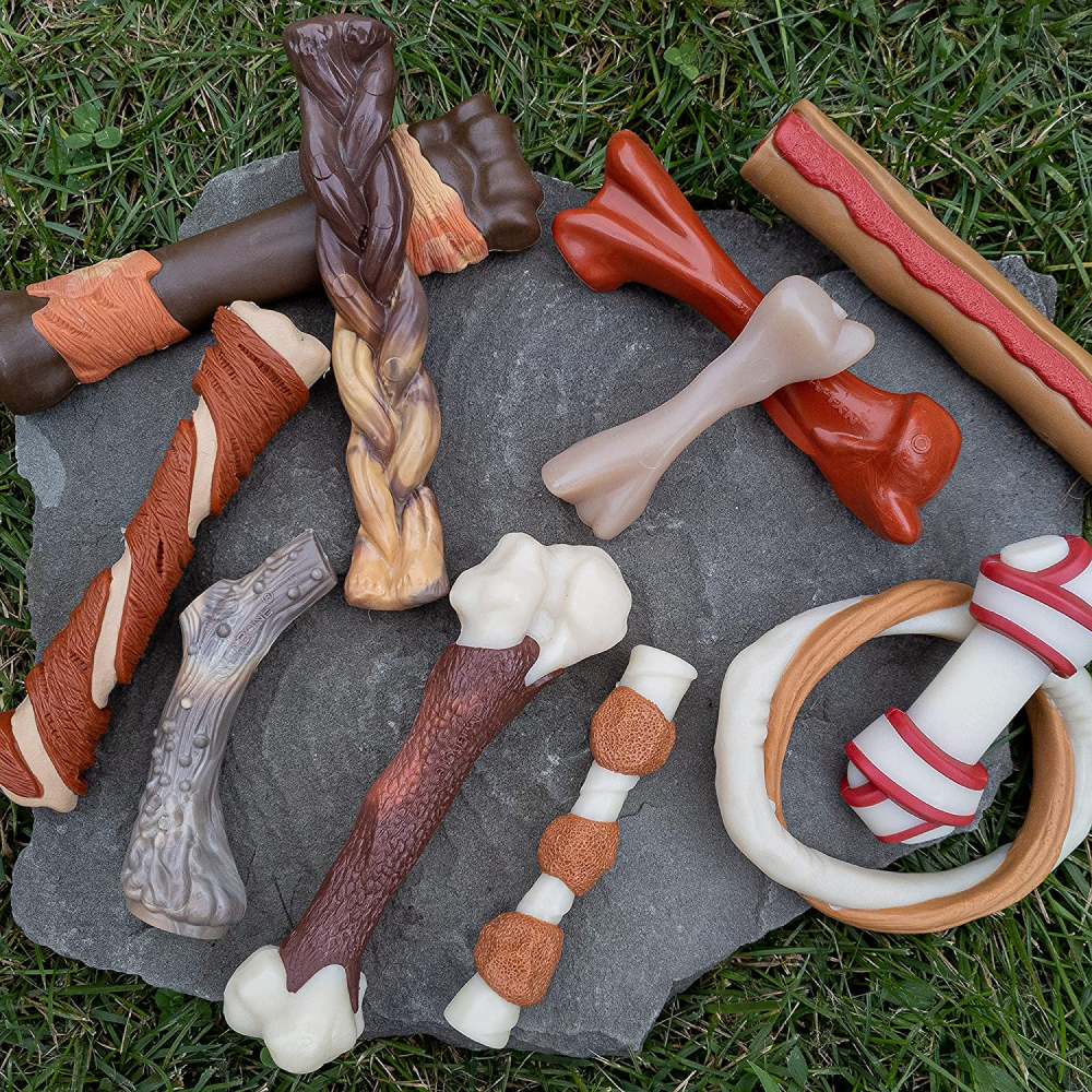 Nylabone Braided Bully Stick Power Chew Alternative Toy for Dogs