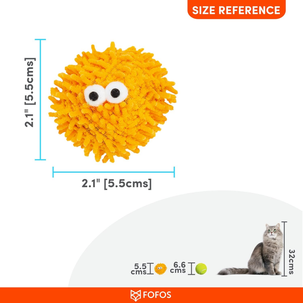Fofos Geek Ball Toy for Cats