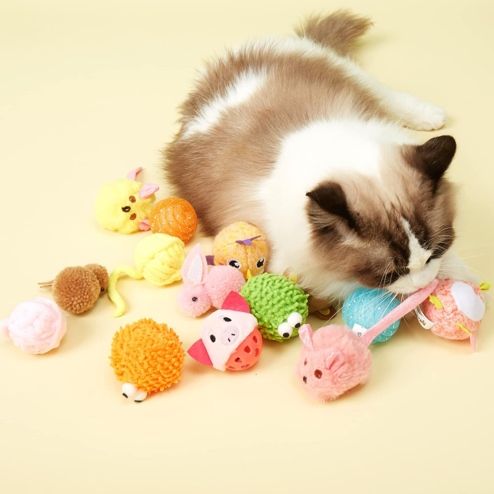 Fofos Geek Ball Toy for Cats