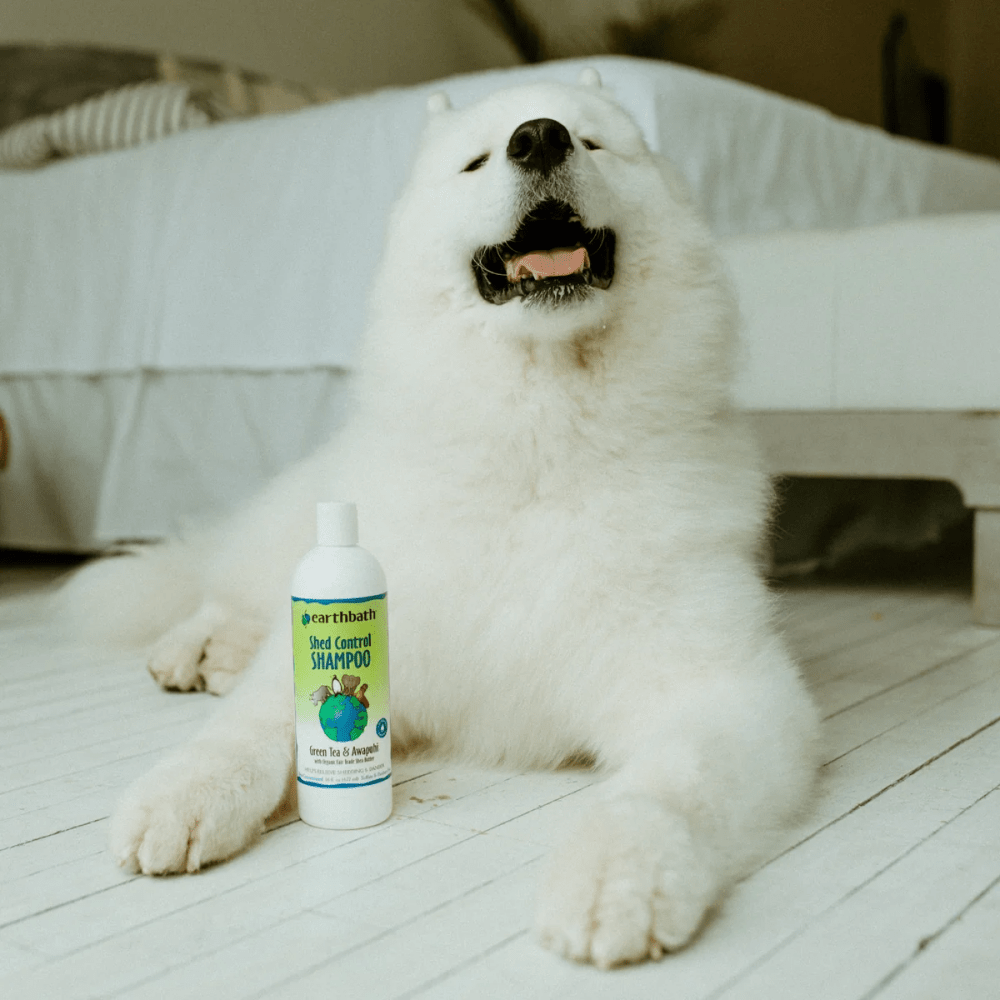 EarthBath Shed Control Green Tea & Awapuhi Shampoo for Dogs and Cats