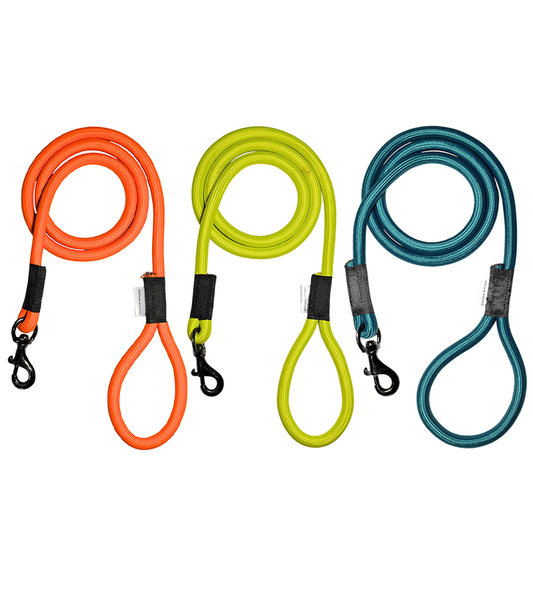 Indian Hound Heavy Duty Melange Rope Cord Leash For Dogs