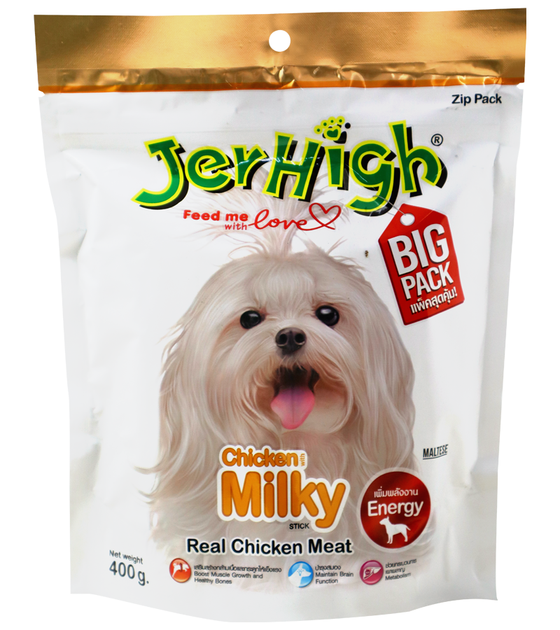 JerHigh Dog Treats 400 Gm, Fully Digestible Healthy Snack & Training Treat