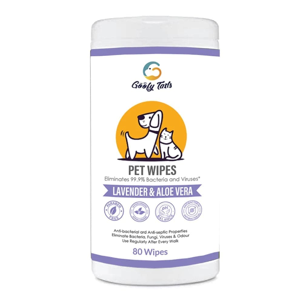 Goofy Tails Pet Wipes for Cats & Dogs