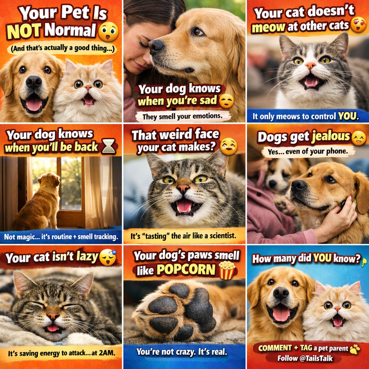 🐾 Rarely Discussed Facts About Dogs & Cats Every Pet Parent Should Know