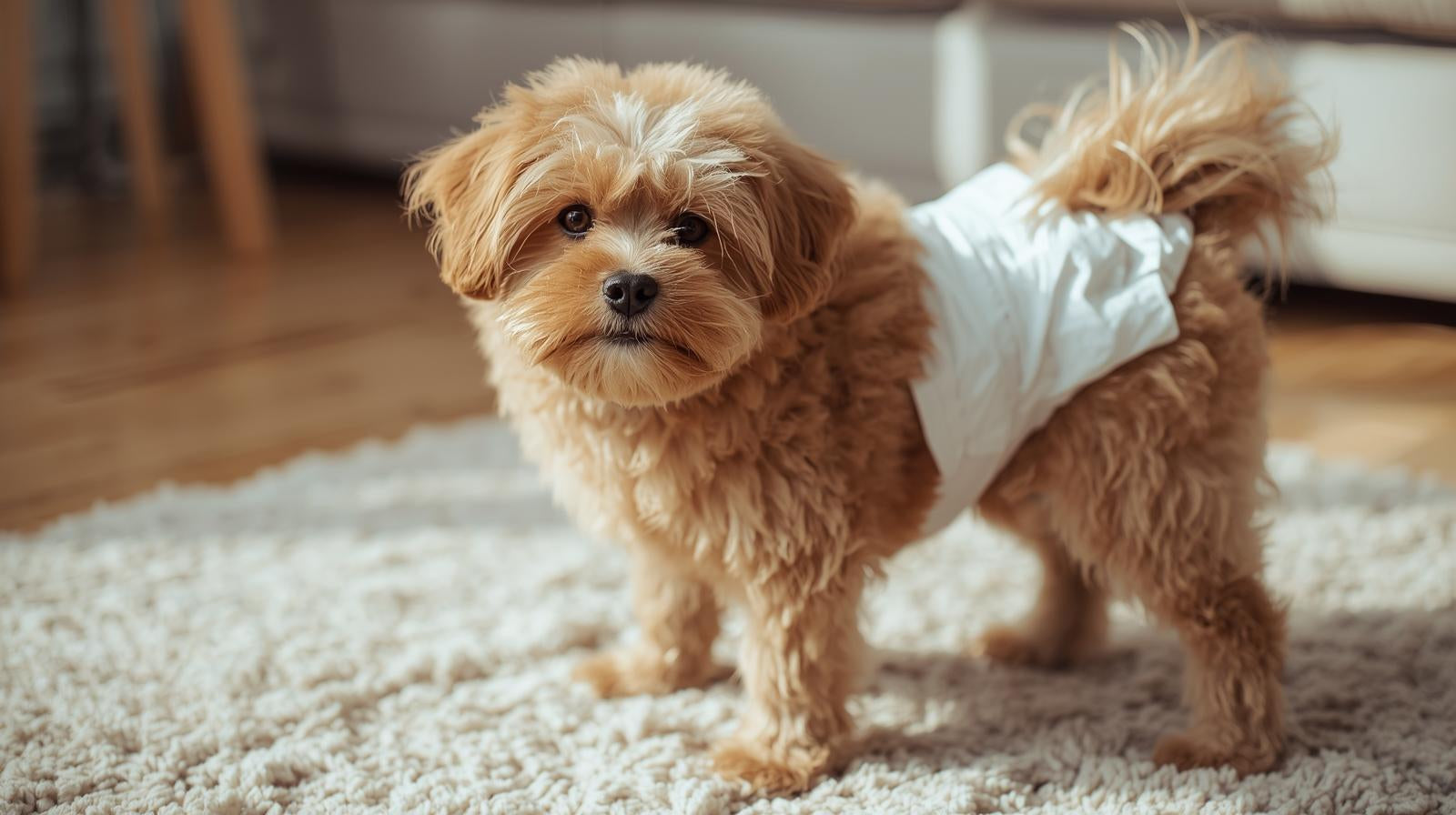 Dog Diaper, wipes, floor cleaners