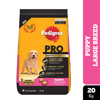 Pedigree PRO Expert Nutrition for Large Breed Puppy (3 to 18 Months) Dog Dry Food