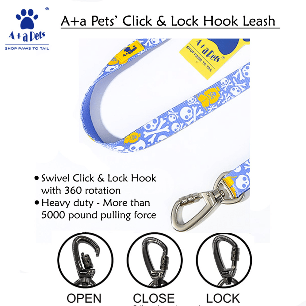 A Plus A Pets Leash in Pirate Design for Dogs