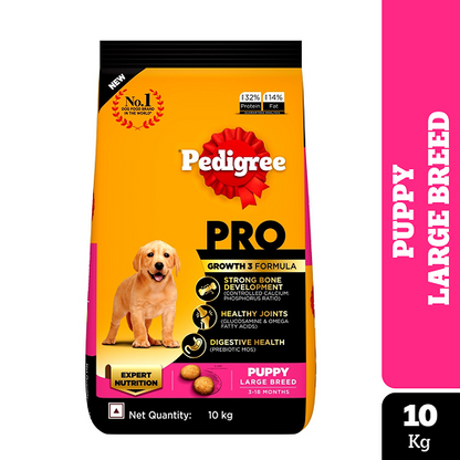 Pedigree PRO Expert Nutrition for Large Breed Puppy (3 to 18 Months) Dog Dry Food