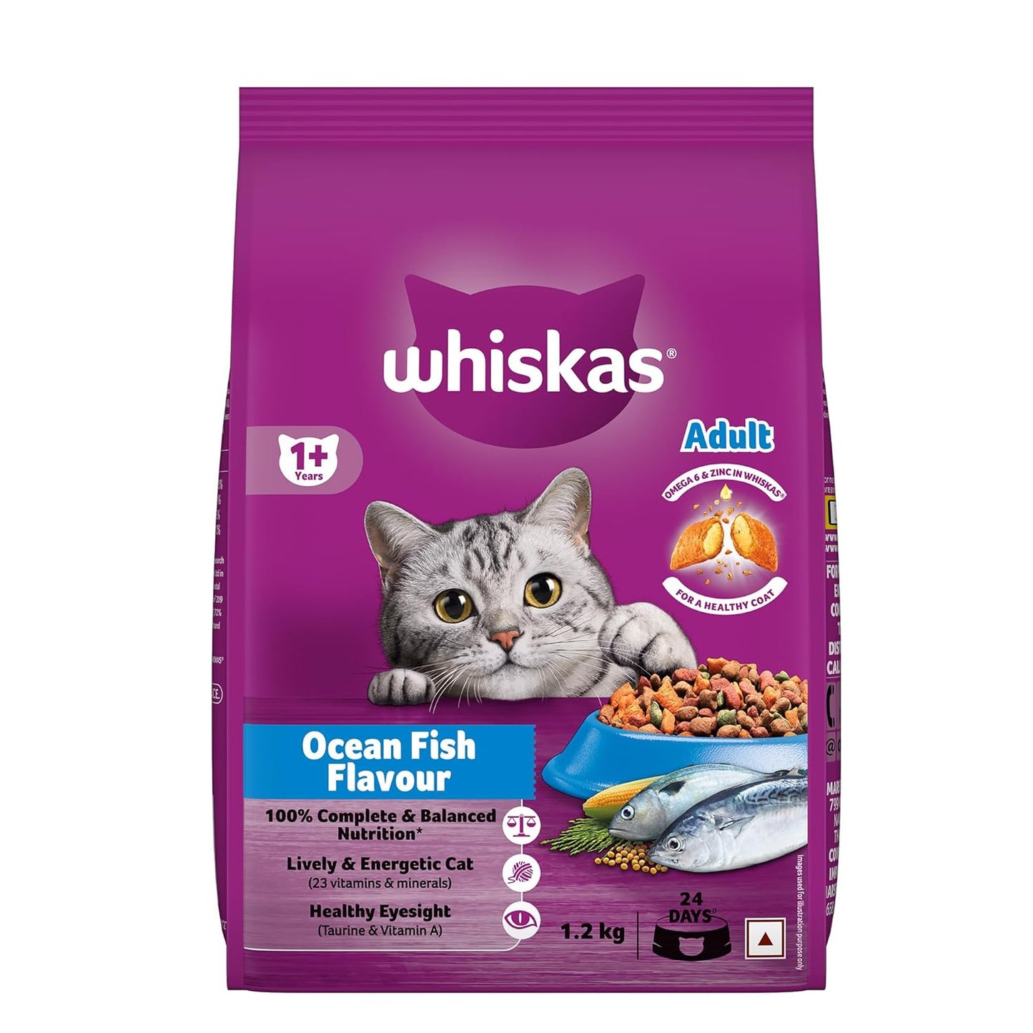 Whiskas Ocean Fish Adult 1+ years Cat Dry Food