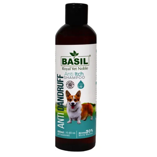 Basil Anti Dandruff & Anti Itch Shampoo for Dogs and Cats