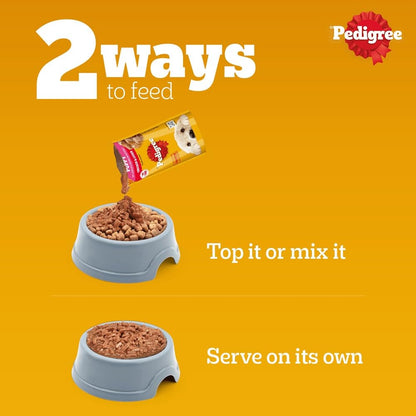Pedigree Puppy Wet Dog Food, Chicken Chunks in Gravy 130gms