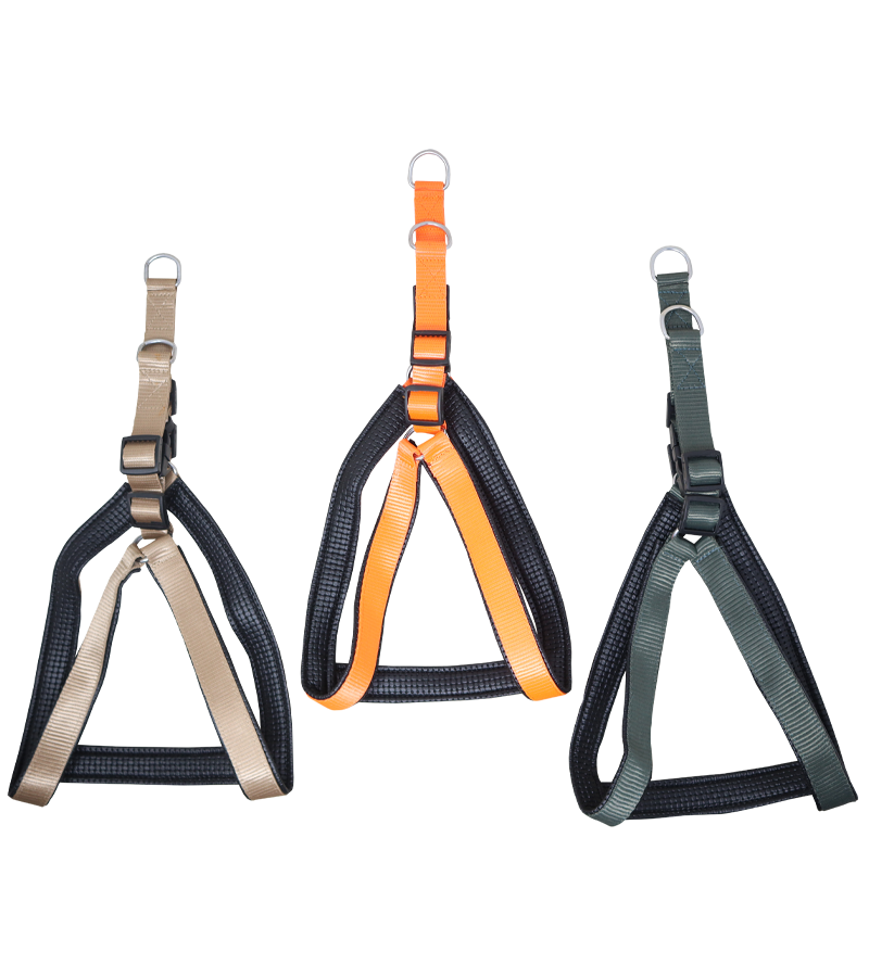 Nylon Padded Dog Harness with Adjustable Strap