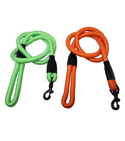 Ranch High Density Black Hook Rope Leash For Dogs