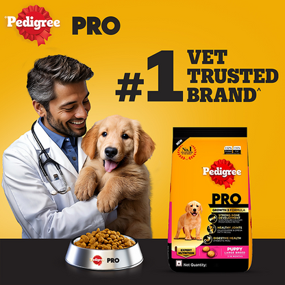 Pedigree PRO Expert Nutrition for Large Breed Puppy (3 to 18 Months) Dog Dry Food