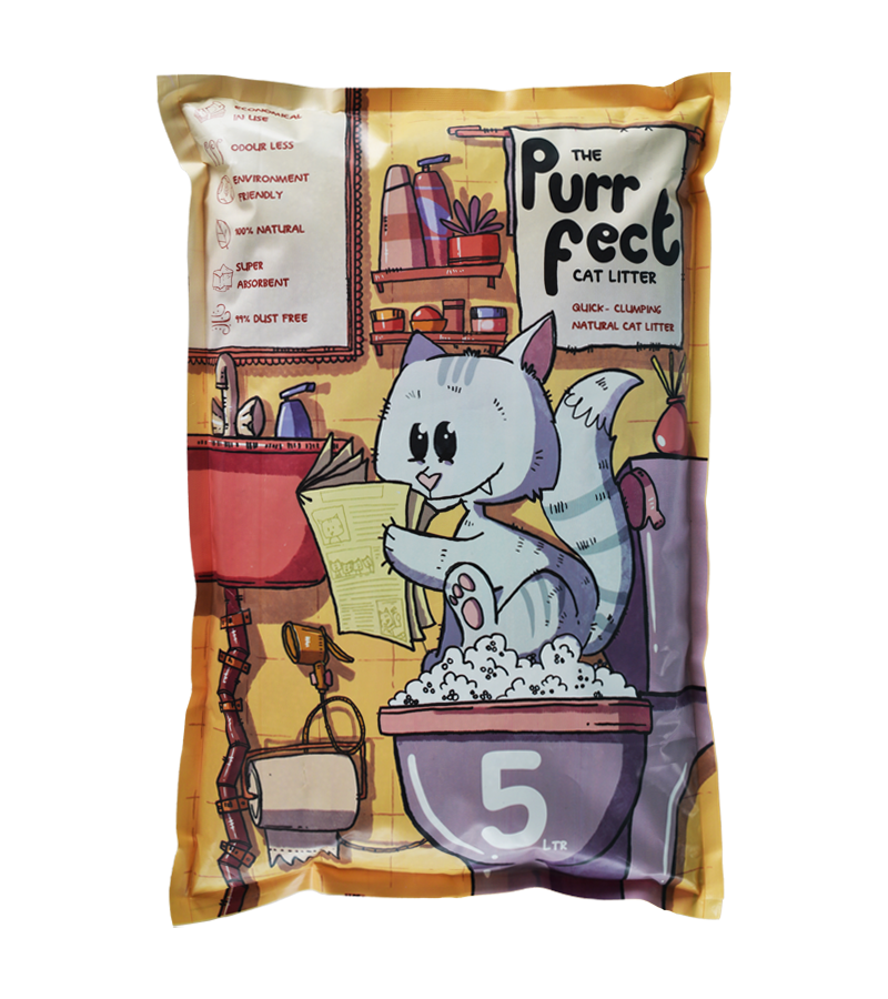 Purr-Fect Bentonite Cat Litter (5 L) Odor Lock