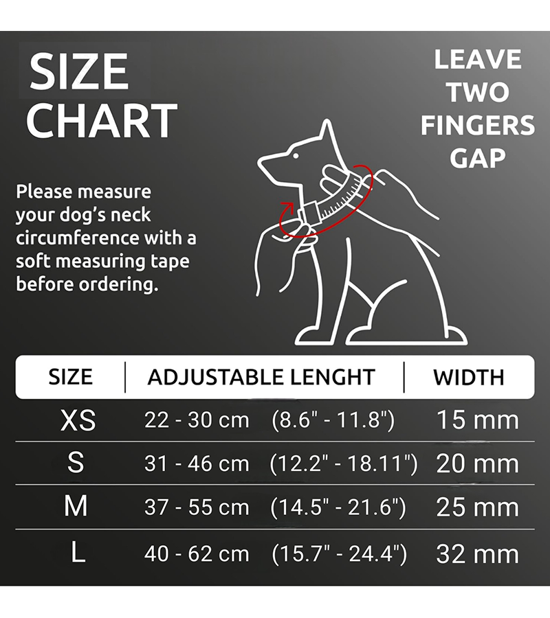 Indian Hound Premium Nylon Dog Collar with Personalized QR Tag