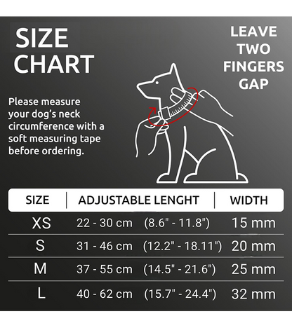 Indian Hound Premium Nylon Dog Collar with Personalized QR Tag