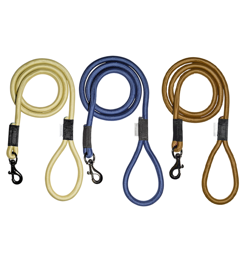 Indian Hound Heavy Duty Melange Rope Cord Leash For Dogs