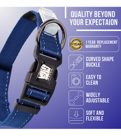 Indian Hound  Dog Collar with Personalized QR Tag