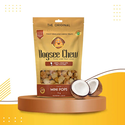 Dogsee Chew Coconut Mini Pops Dog Treats