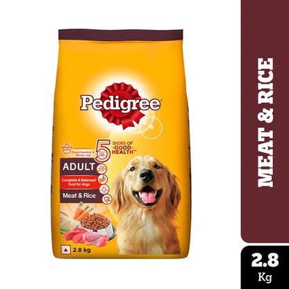 Pedigree Meat & Rice Adult Dog Dry Food