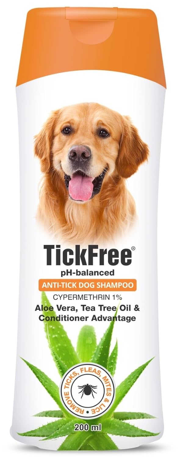 Sky Ec TickFree Anti-Tick Dog Shampoo, 200ml