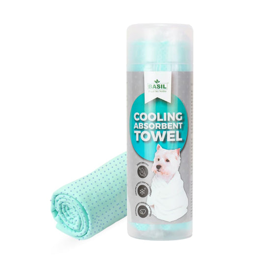 Basil Microfiber Ultra-Soft  Quick-Absorbent & Cooling Towel for Dogs And Cats