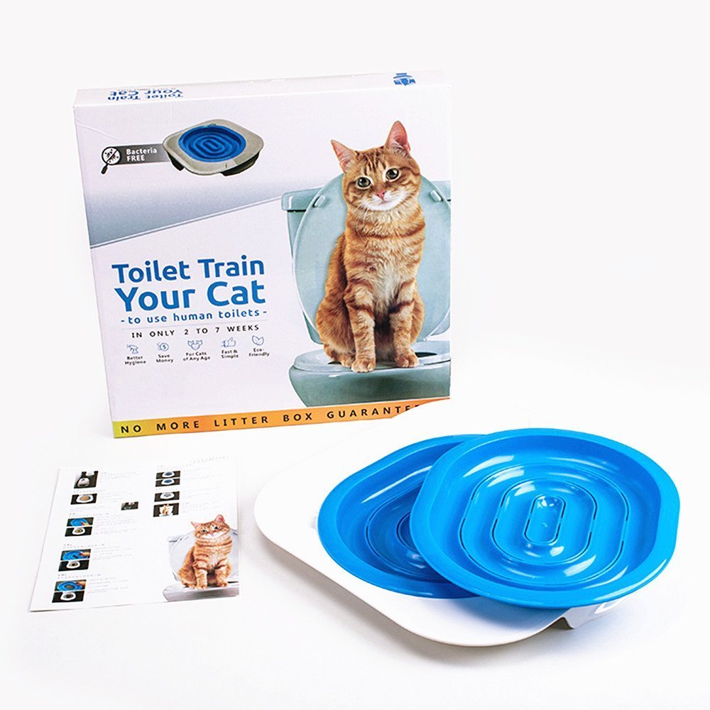 Pets Empire Pet Cat Toilet Training Kit  Suitable For All Cats Above 3 Months