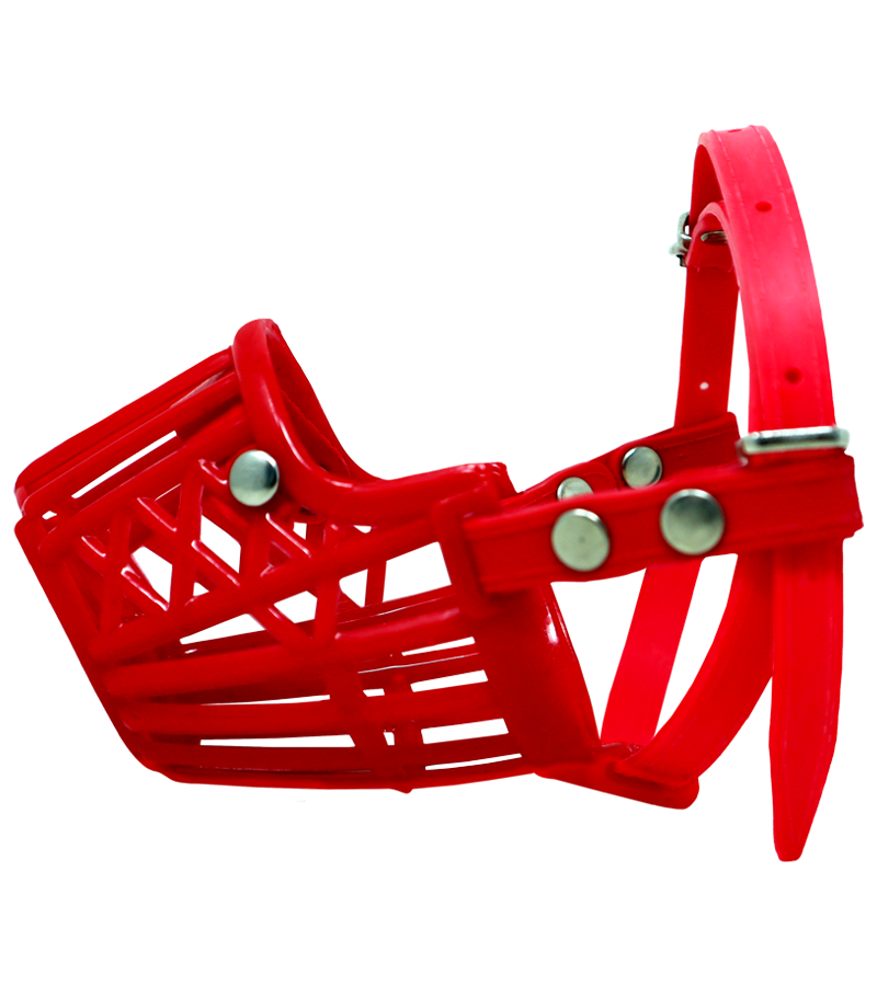 Anti-bite Muzzles with Adjustable Safety Strap Plastic For Dogs