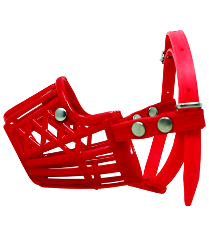 Anti-bite Muzzles with Adjustable Safety Strap Plastic For Dogs