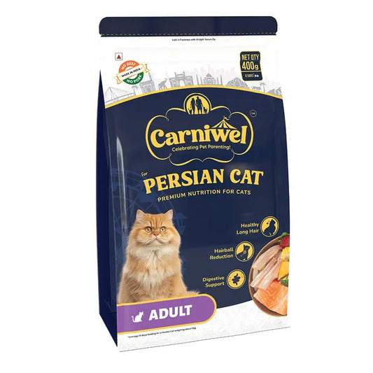 Carniwel Natural Nutrition for Skin, Digestion & Hairball Control Persian Adult Cat Dry Food