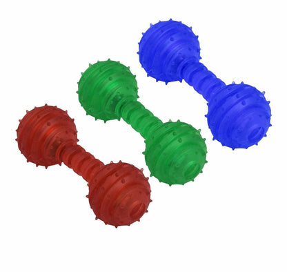 SmartyPet Dumbbell With Lines Toy For Dogs