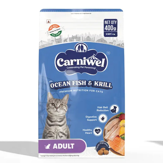 Carniwel Ocean Fish and Krill For Adult Cat Dry Food