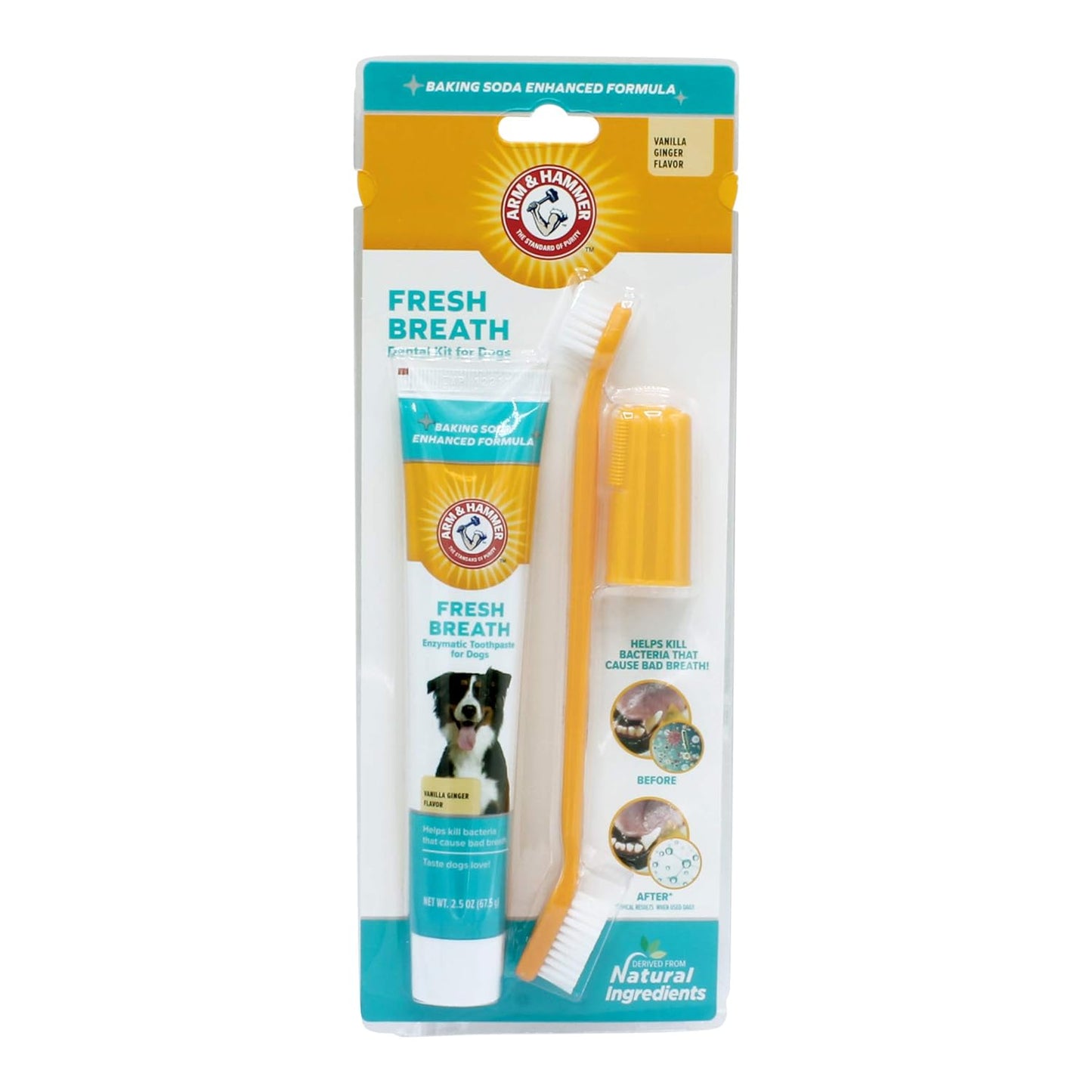 Arm & Hammer: Tartar Control Dental Kit For Dogs - Banana Mint Flavor