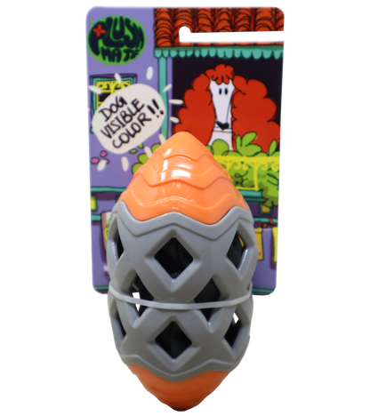 Plushmate Crackle Rugby Chew Toy for Dogs, Interactive Toy for Dogs for Fun Training Teeth Cleaning | Durable, Fetch & Chew Safe Play Toy